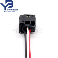 Boîtier de capteur femelle 3 broches 1-967642-1 PBT-GF10 IATF 16949 Connecteur de faisceau de câbles pour VW 4B0972883A