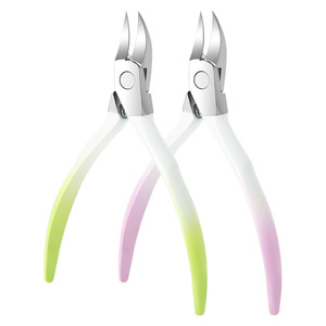 Pince à ongles coudée simple pour les rainures des ongles, coupe-ongles pour les ongles épais et durs, coupe-ongles domestiques, dégradé de couleurs - Product Image 5
