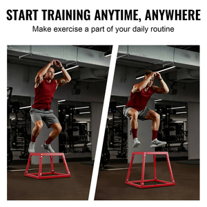 Plyo <span class=keywords><strong>Box</strong></span> Plate-forme plyométrique en acier de 18 pouces Boîte d'agilité de saut Fitness Steps Up <span class=keywords><strong>Box</strong></span> pour Gym Cross Fitness - Product Image 4