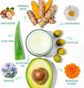 Perawatan Balsem tenang alami 100% untuk sakit, gatal & kering pelembap Shea Butter intensif cocok untuk kemerahan & iritasi - Product Image 3