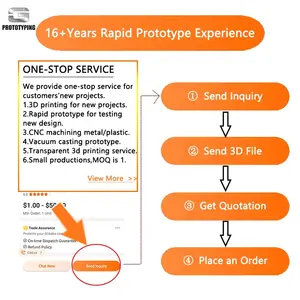 יצרן מותאם אישית פלסטיק prototyping sls sla 3d הדפסת אב טיפוס מהיר סיליקון עובש ליהוק ואקום cnc עיבוד שירות