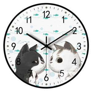 Light and Decoration 10inch Aluminum <b>Clocks</b> Home Decorative Metal <b>Wall</b> <b>Clock</b> - Product Image 4