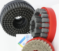 Brosse à disque ronde multifonctionnelle en oxyde d'aluminium, outil industriel pour le débavurage de tubes et l'élimination de la poussière, qualité DIY, personnalisable OEM