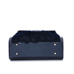 2020 Fashion Daily blue leather <span class=keywords><strong>velvet</strong></span> tote bag handbag for women alibaba online shopping - Product Image 6