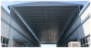 Heavy-duty có thể thu vào đẩy-kéo di động gấp tán đơn giản <span class=keywords><strong>container</strong></span> nơi trú ẩn cho thị trường ngoài trời nhà để xe carports nhà để xe - Product Image 2