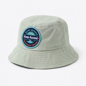 Chapeau Bob Décontracté Unisexe en Toile Respirante Laminée avec Logo Personnalisé Imprimé par Transfert Thermique pour l'Été en Extérieur – Vente en Gros - Product Image 1