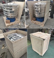 400mm 4-Schicht Lebensmittelindustrie Rotierendes Vibrationssieb Vibro-Siebmaschine für die Chemieindustrie