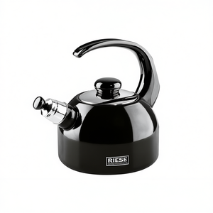 Hervidor con silbato RIESS Classic Plus de 2.5L de acero inoxidable para uso en estufa de cocina - Product Image 2