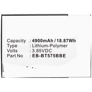 삼성 EB-BT575BBE GH43-05039A 갤럭시 탭 액티브 3 8.0 2020 3.85V 태블릿 리튬 폴리머 배터리 - Product Image 3