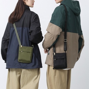 Outdoor Japanese Style Waterproof Nylon <b>Small</b> Phone <b>Shoulder</b> <b>Bag</b> Unisex Minimalist Multifunction Daily Student Crossbody <b>Bag</b> - Product Image 2