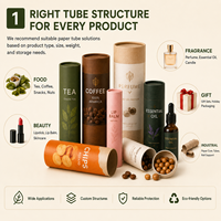 Commande en gros, tube en papier kraft pour literie, taille personnalisée robuste 300x800mm, emballage écologique pour textile de maison