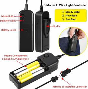 หน้ากาก LED ฮาโลวีนขายดี น่ากลัว สำหรับงานเทศกาลคอสเพลย์ มี 3 โหมดแสง พร้อมเลือดสยองขวัญ ราคาโรงงาน บรรจุในถุงพลาสติก - Product Image 4