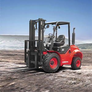 Montacargas Todoterreno 2WD/4WD de 2.5t, 3t y <span class=keywords><strong>3.5t</strong></span> de Capacidad, con Motor Diésel, para Terrenos Difíciles, Marca <span class=keywords><strong>Hangcha</strong></span>, en Oferta - Product Image 1