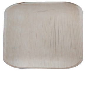 จานและจานแกะสลักเป็นมิตรต่อสิ่งแวดล้อมเครื่องใช้บนโต๊ะอาหารใบปาล์มอาเนก้าธรรมชาติแบบ100% เป็นมิตรกับสิ่งแวดล้อมจากอินเดียสลักลายพืช - Product Image 1