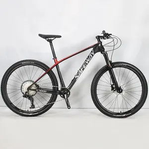 MTBGOO חדש דגם 26 אינץ 27.5 אינץ 29 אינץ אופני הרי סיבי פחמן 1x12 מהירות הילוך מחזור עם חלול crankset עבור גברים אופניים