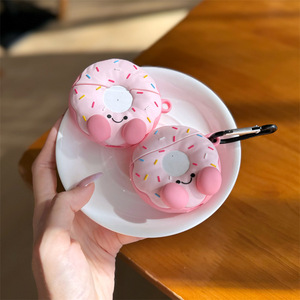 Accessoires pour écouteurs à motif de beignet mignon étui de protection pour <span class=keywords><strong>Apple</strong></span> <span class=keywords><strong>Air</strong></span> <span class=keywords><strong>Pod</strong></span> 4 3 <span class=keywords><strong>2</strong></span> Pro - Product Image 3