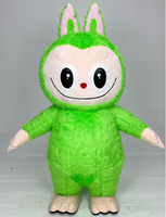 Costume de Mascotte Lapin Gonflable en Peluche pour Adulte, Vente en Gros CE, Idéal pour le Divertissement