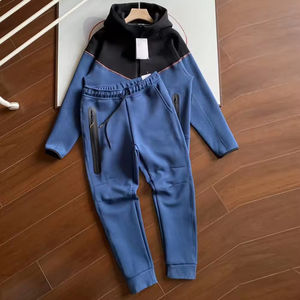 2025 designer di moda più venduti in pile tecnologico firmato congiuntamente da <span class=keywords><strong>uomo</strong></span> <span class=keywords><strong>tuta</strong></span> sportiva 2 Pce giacca da <span class=keywords><strong>uomo</strong></span> e <span class=keywords><strong>tuta</strong></span> pantalone per Jogging - Product Image 3