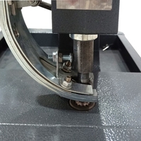 Máquina perforadora de ojales semiautomática para tableros KT, lona y pancartas