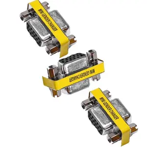 D-Sub 15-poliger VGA HD SVGA-Stecker Buchse DB15 MINI Gender Changer Adapter PC VGA-Buchse M/M M/F F/F Kabel verlängerung konverter