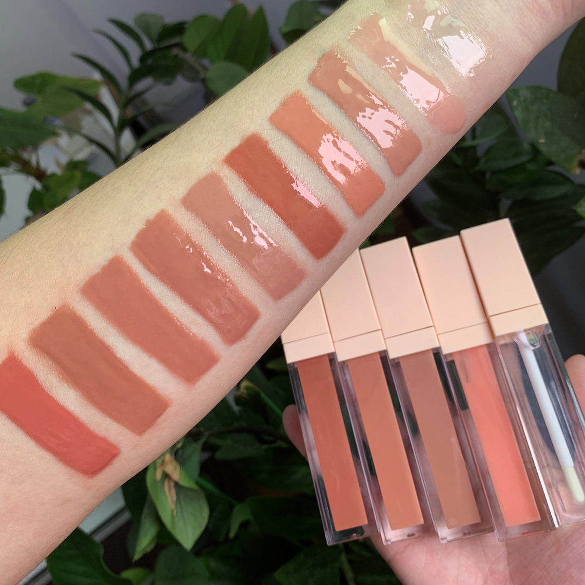 Индивидуальный милый блеск для губ, глянцевый блестящий прозрачный блеск для губ для веганов, блеск для губ от частного производителя