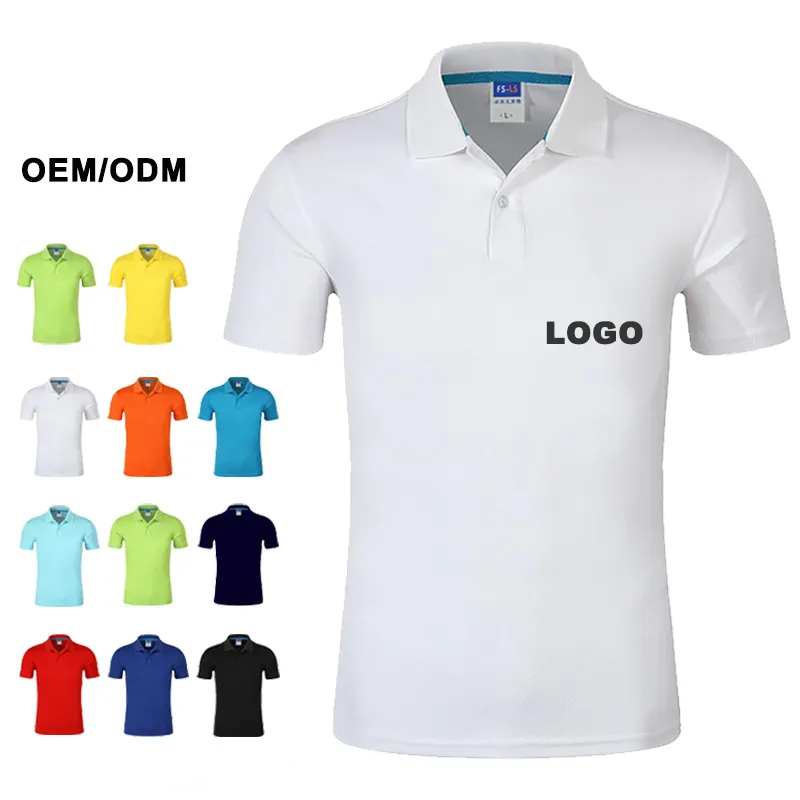 Plus Size Herren Polo Shirts Benutzer definiertes Logo Sport T-Shirt Polo T-Shirts Polyester Sublimation Polo T-Shirts Dry Fit Golf Shirt