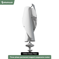 Les fabricants de Smaraad fournissent de petites éoliennes en spirale SS-600W/1Kw/1.5Kw/2Kw 2000W/500W/5000W de puissance nominale 220V éoliennes
