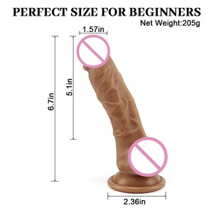 人工ペニス大人用おもちゃリアルソフト防水環境にやさしいビッグディルド大人用 - Product Image 5