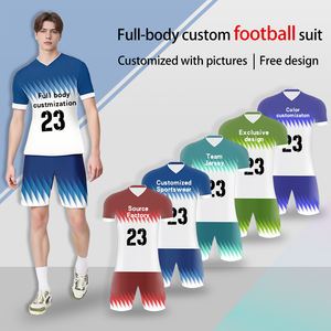 Set di maglia per Club sportivo personalizzato per squadra all'ingrosso con stampa digitale a sublimazione divisa da calcio da uomo divisa da calcio - Product Image 2