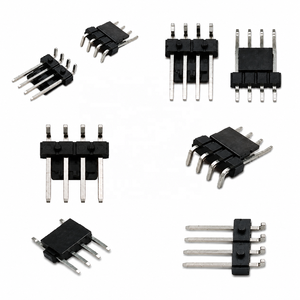 Connecteur YZCONN personnalisé pour automobile, 4 broches, 2,54 mm, connecteur mâle PCB à angle droit, fil-carte, haute intensité, terminal électronique automobile - Product Image 2