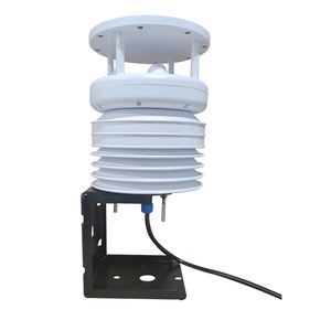 Estação meteorológica Rs485 agricultura psto solar compacto 6 elementos ultra-sônicos pressão da temperatura do ar e vento anemômetro palhetas - Product Image 1