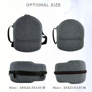 กระเป๋าใส่ชุดหูฟัง VR ขนาดใหญ่ EVA สีเทา กันกระแทก กระเป๋าใส่ชุดหูฟังเสมือนจริงแบบพกพา กันน้ำ กล่องใส่ชุดหูฟัง VR EVA - Product Image 6