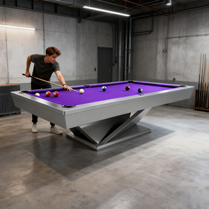 <span class=keywords><strong>Table</strong></span> de billard moderne sur mesure de haute qualité pour usage domestique/commercial, avec pieds en bois massif et plateau en ardoise, convertible 3-en-1 - Product Image 6