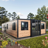 Maison préfabriquée contemporaine personnalisée, extensible, conforme aux normes australiennes, 20 pieds, 30 pieds, 40 pieds, maison complète
