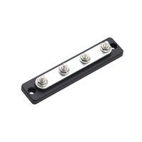 Amomd 4 voies 100A 48V DC bornier à vis barre omnibus en cuivre pour la distribution d'énergie pièces de modification de véhicule