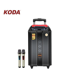 Altavoz inalámbrico portátil <span class=keywords><strong>KODA</strong></span>, altavoces Subwoofer recargables, caja de Audio de escenario con carrito de 8 pulgadas, altavoz con micrófono - Product Image 1
