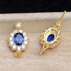 S925 Silver Jade Open Ring <b>Set</b> with DIY <b>Pearl</b> Accessories 1422 Marble Pendant Tray Empty for Loose <b>Pearls</b> Jewelry - Product Image 2