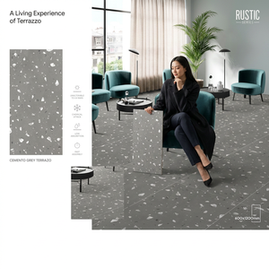 Revêtements muraux et de sol en porcelaine imitation béton rustique Cemento Nero 600x1200mm - Grossiste - Product Image 3