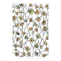 Moderne 3D-dekorative Blumen fenster folie Static Clings PVC gebeiztes Vinyl glas Weihnachts fenster Aufkleber Roll Privacy Home Use