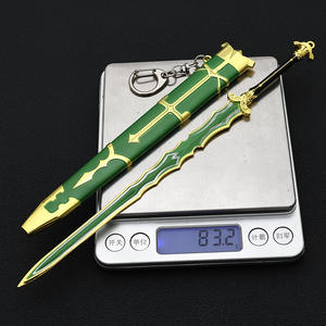 Destin/séjour nuit ame-no-Murakumo Miniature épée porte-clés 22cm plein métal Anime artisanat jouet accessoire en vrac Anime porte-clés - Product Image 3