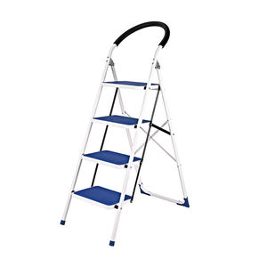 تصميم جديد استخدام المنزل 4 درجة سلم سلم الحديد قابلة للطي - Product Image 1