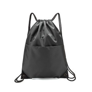 Sac à cordon en nylon promotionnel en solde, idéal pour le transport de ballons de football, sac à dos de sport, sac de sport d'extérieur, sac à cordon pour le basketball - Product Image 3