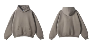 Biểu Tượng Tùy Chỉnh Đánh Dấu Người Đàn Ông Của Quá Khổ 350 420 480 GSM Grams Bông Polyester Pha Trộn Lông Cừu Áo Thun Dập Nổi Phun In Ấn Người Đàn Ông Hoodies - Product Image 2