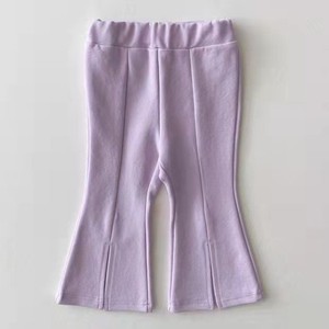 2022 New Fashion Design Outdoor candy color flare pants bambini bambini pantaloni <span class=keywords><strong>leggings</strong></span> stretti per 1-7 anni neonate - Product Image 5