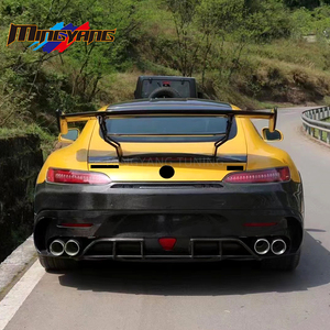 Nuevo Kit de Carrocería Mingyang de Alta Compatibilidad, Estilo <span class=keywords><strong>Serie</strong></span> Negra, Medio Fibra de Carbono, Parachoques para <span class=keywords><strong>Mercedes</strong></span>-Benz AMG GTS 2016-2019 <span class=keywords><strong>1</strong></span> - Product Image 6