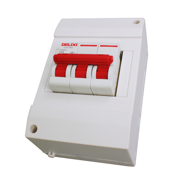 Miniature Circuit Breaker (MCB) Durable Enclosure 10kA Breaking Capacity 230V/380V B/C/D Curve for Compact Electrical Systems