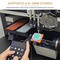 Machine de pose de micro-pavés de diamants Yubang, design compact de bureau, automatique, CNC, mini 5 axes, pour la sertissage de métaux et de cires