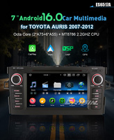 Lecteurs MP3/MP4 à écran tactile de 7 pouces EU ES6517A, TPMS, DAB, DSP, IPS, Android 16.0, CarPlay sans fil, autoradio 4G pour Toyota AURIS