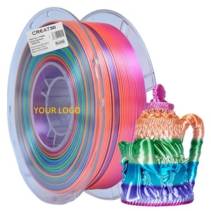 Filament PLA Soie Arc-en-ciel 3D en Gros Creat3D – Excellente Résistance, 1,75 mm, 1 kg/rouleau, Effet Soie Brillant à Changement de Couleur pour Imprimante 3D - Product Image 1
