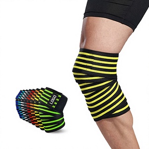 Manchons de genou en néoprène personnalisés, respirants, bande de compression, soutien pour la musculation, l'haltérophilie, l'entraînement en salle de sport - Product Image 6
